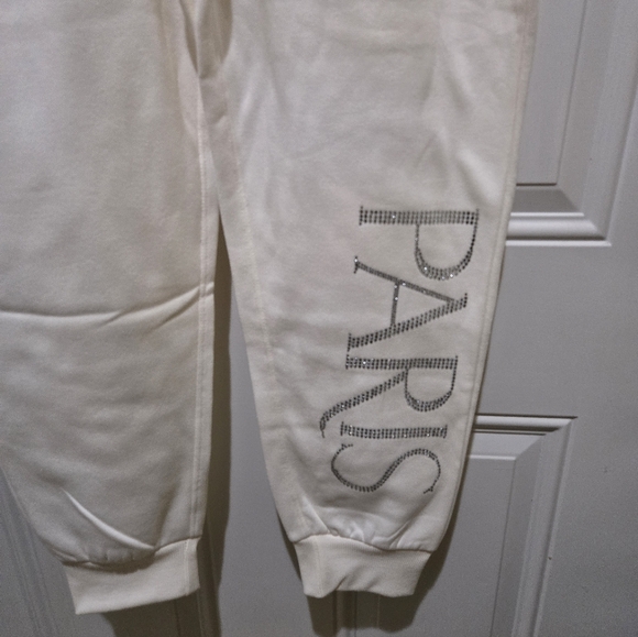 Paris‎ Hilton Women's Cream Jogger Pants - Picture 5 of 8